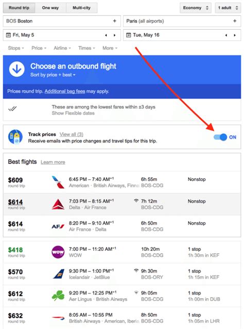 google flights tracking|google flight tracking any dates.